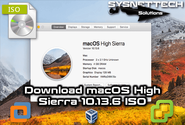 mac os 10.13 for pc download iso
